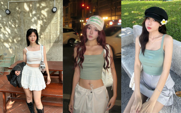 Bí quyết phối đồ với áo ba lỗ nữ cực hack dáng