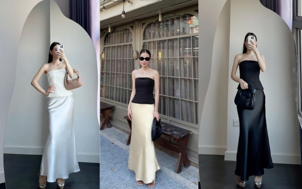 5 cách phối đồ với chân váy suông dài che khuyết điểm hoàn hảo