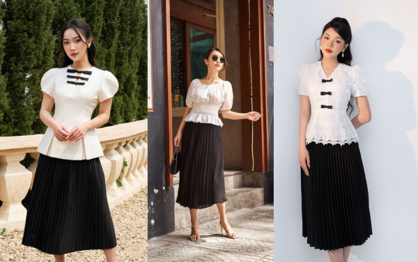 5 cách phối đồ với chân váy suông dài che khuyết điểm hoàn hảo