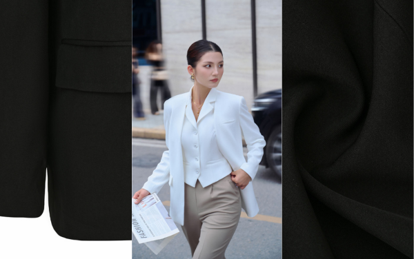 Áo vest suông bấu ly 1 bên