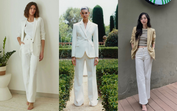 Công thức phối đồ với quần jean trắng đơn giản nhưng tinh tế cho nàng
