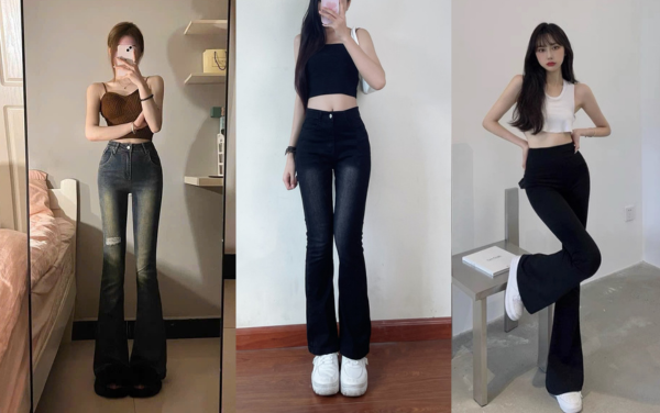 Quần ống loe đen phối với áo gì để thật sành điệu? Mẹo phối đồ với quần ống loe đen