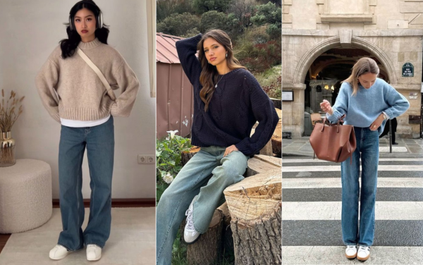 Tips phối đồ với quần bò ống suông nữ đẹp “CỰC TÔN DÁNG”