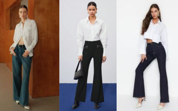 Bí mật phối đồ với quần ống loe đẹp như fashionista
