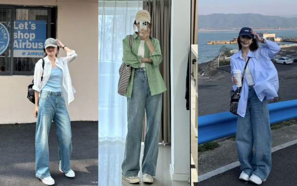 10+ dáng áo mặc với quần jeans ống rộng dễ phối dành cho nàng