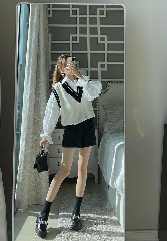 Top  công thức phối đồ với áo gile nữ đơn giản nhưng trendy