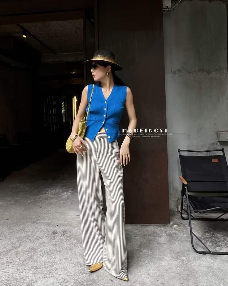 10+ dáng quần vải ống loe hàn quốc phù hợp mọi vóc dáng