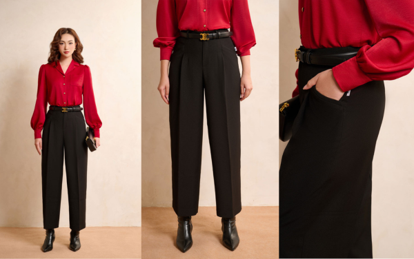 10 dáng quần vải baggy nữ phổ biến chị em nào cũng nên có