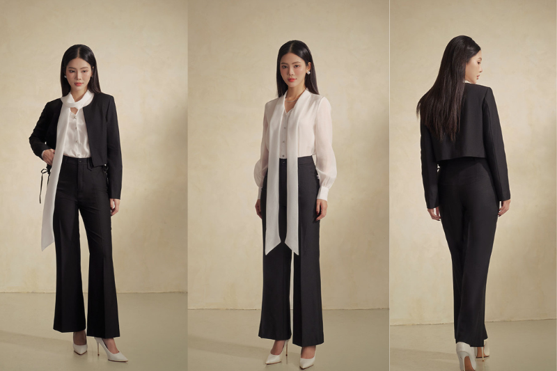 10+ dáng quần vải ống loe hàn quốc phù hợp mọi vóc dáng