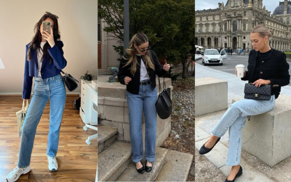 Vest oversize với baggy jeans: Một chiếc áo vest dáng rộng kết hợp với quần baggy jeans tạo nên phong cách hiện đại và trẻ trung. Bạn có thể chọn vest có màu trung tính như đen, xám hoặc be để dễ dàng phối đồ. Thêm một chiếc áo phông hoặc áo sơ mi bên trong để tạo điểm nhấn.

Vest ôm dáng với baggy jeans: Áo vest dáng ôm mang lại vẻ ngoài gọn gàng hơn, kết hợp với quần baggy giúp cân bằng giữa sự thanh lịch và thoải mái. Chọn quần jeans có độ baggy vừa phải để không làm mất cân đối với phần trên. Giày cao gót hoặc boots là lựa chọn tốt để tôn dáng.