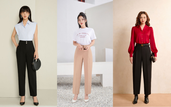 10 dáng quần vải baggy nữ phổ biến chị em nào cũng nên có