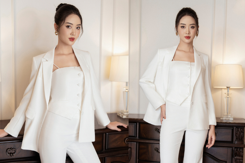 Gợi ý phối đồ với vest nữ công sở cho nàng U40 sành điệu