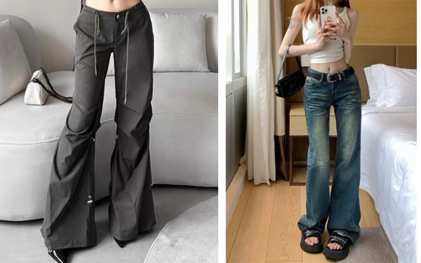 10+ dáng quần vải ống loe hàn quốc phù hợp mọi vóc dáng