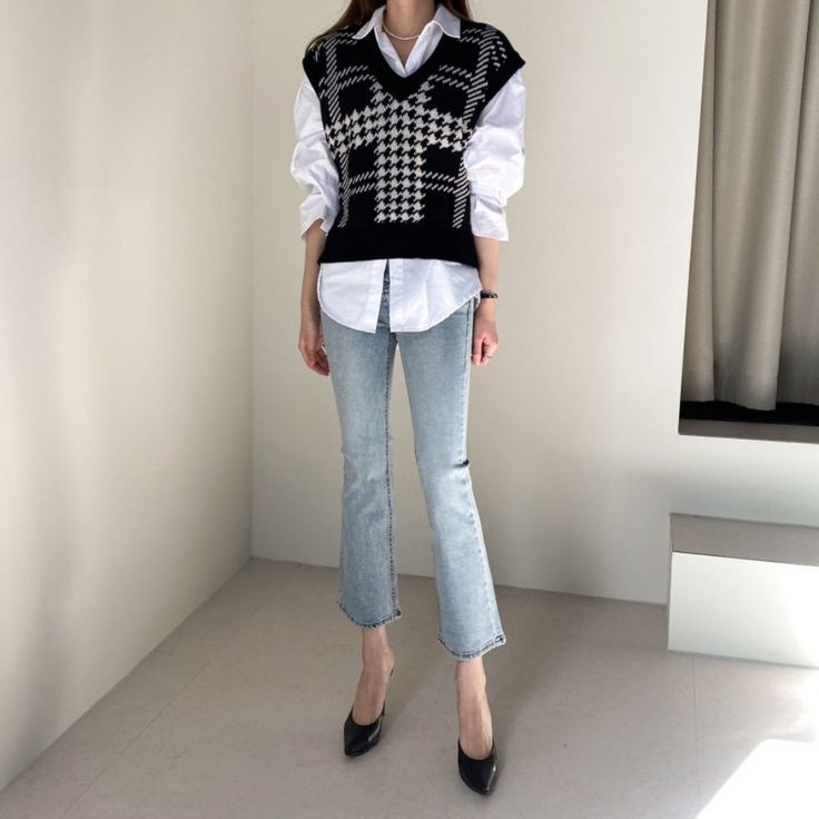 Gợi ý 6 cách phối đồ với áo gile len cực đơn giản nhưng trendy