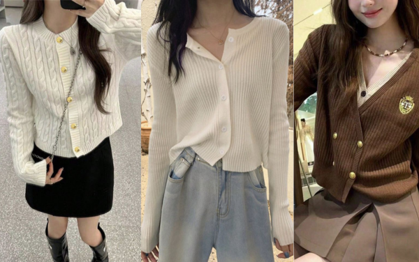 10 dáng áo kiểu đẹp trẻ trung mùa thu đông 2024