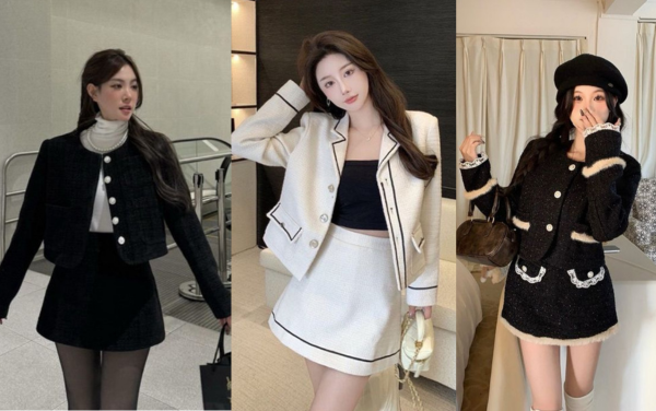 Áo khoác tweed hợp với dáng người nào? 10 gợi ý phối đồ với áo khoác tweed sang chảnh