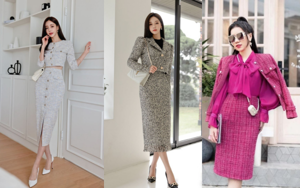 Áo khoác tweed hợp với dáng người nào? 10 gợi ý phối đồ với áo khoác tweed sang chảnh