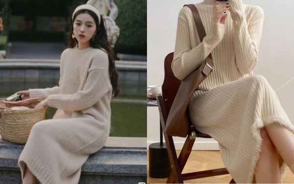 Gợi ý 6 dáng váy len thu đông sang chảnh mặc cho mọi dịp