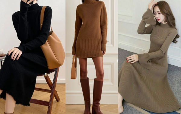 Gợi ý 6 dáng váy len thu đông sang chảnh mặc cho mọi dịp