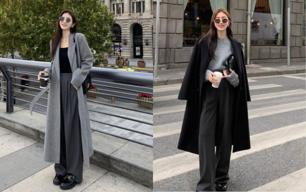 Biến hóa với áo măng tô nữ dáng dài từ item thời trang quen thuộc