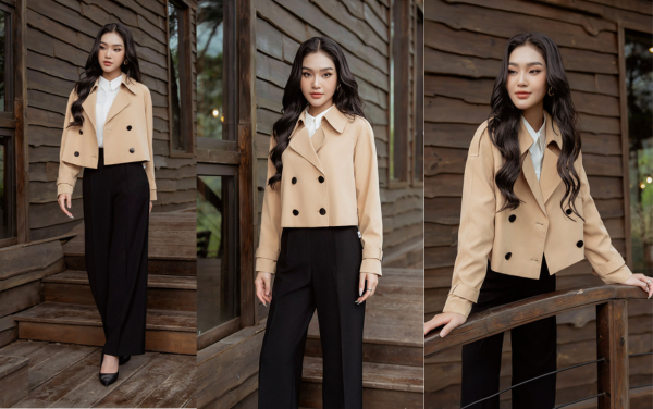 Áo măng tô nữ hợp với dáng người nào?