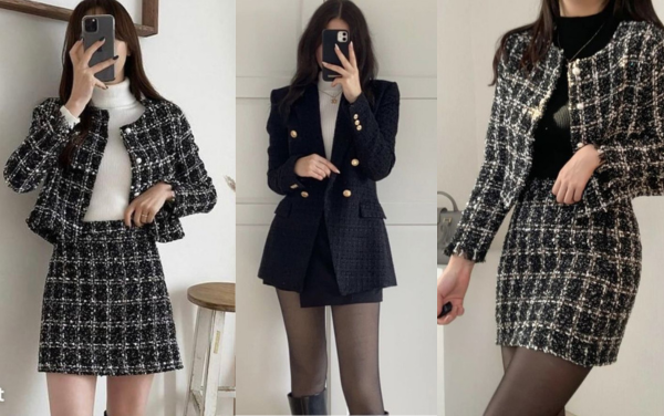 10 cách phối đồ với áo khoác dạ tweed nữ cho mọi hoàn cảnh