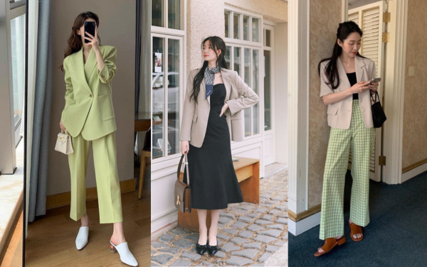 Mẹo phối đồ với áo blazer nữ đẹp cho người lùn