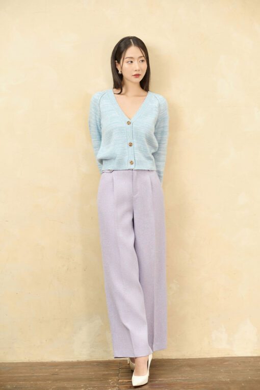 Áo khoác len dệt sợi phẩy