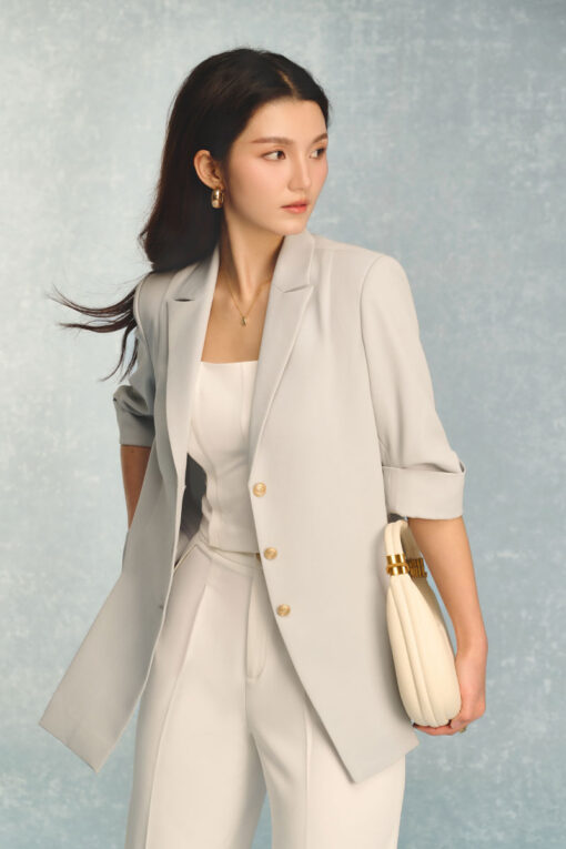 Áo vest suông LT tay lơ vê cách điệu