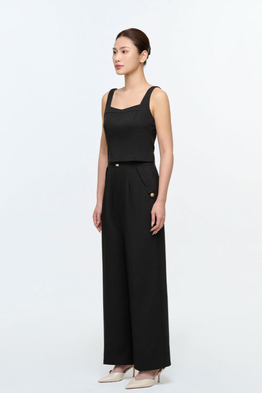 Quần suông túi giả cách điệu