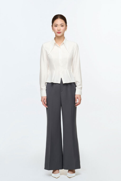 Quần loe túi chéo leo cạp