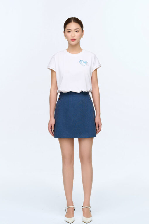 Quần sooc giả váy can điệu hông TT