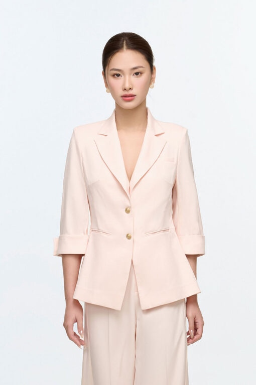 Áo vest LT lơ vê tay đính cúc