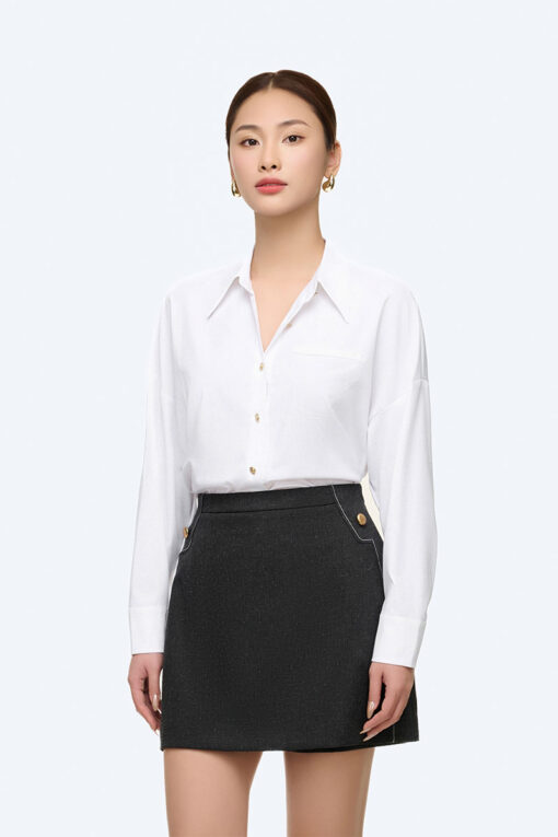 Quần sooc giả váy can điệu hông TT