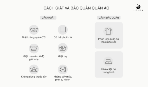 cách giặt và bảo quản quần áo