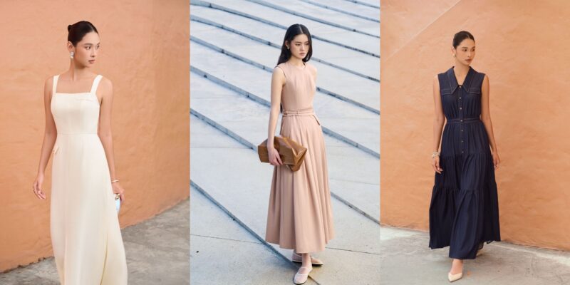 đầm maxi đi biển