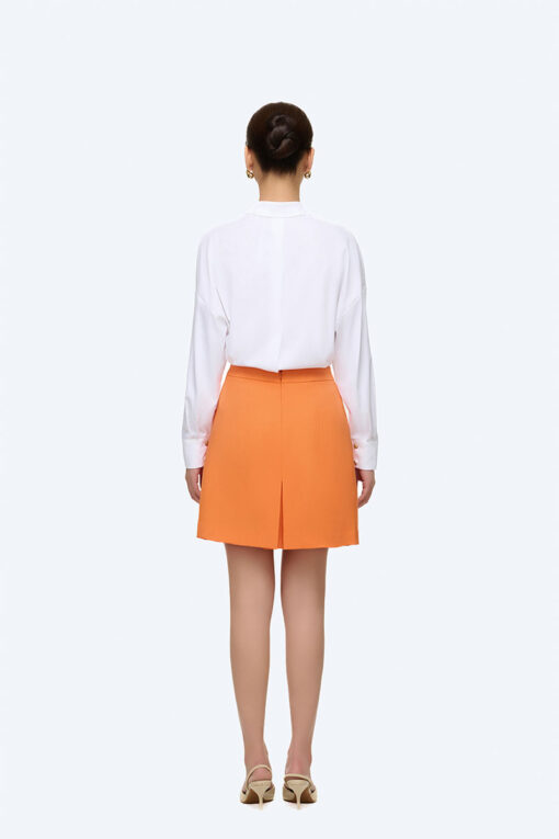 Chân váy A nẹp giả xếp ly sườn