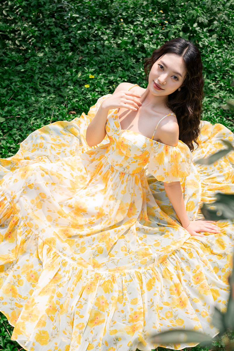 đầm maxi đi biển