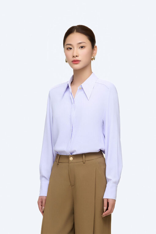 Quần suông xếp ly to túi chéo