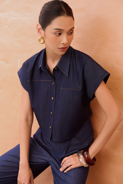 Quần suông giả bò cạp quai nhê