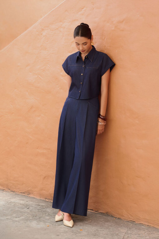 Quần suông giả bò cạp quai nhê