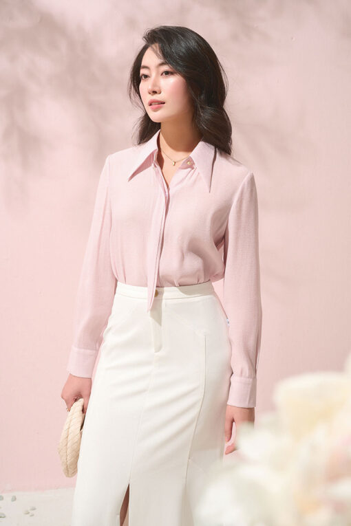 Sơ mi DT nẹp bong điệu