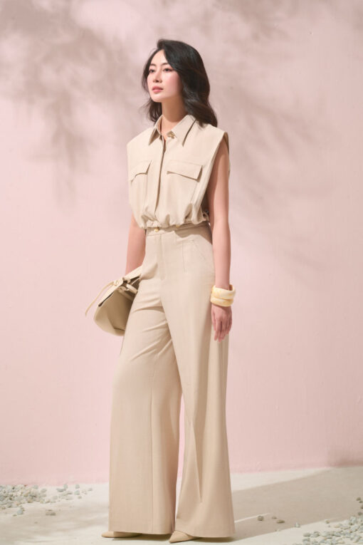 Quần suông cá cạp TT can liền túi