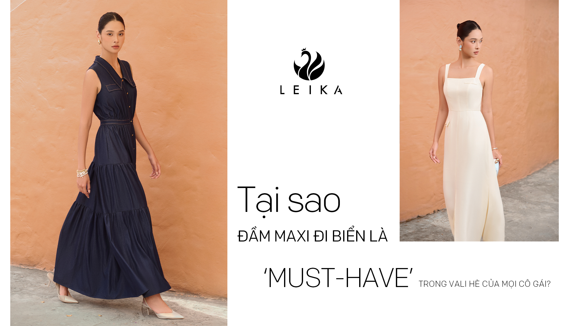 đầm maxi đi biển