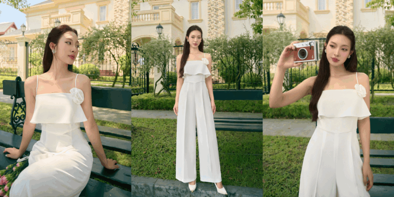 jumpsuit dài sang trọng