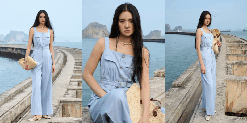 jumpsuit dài sang trọng