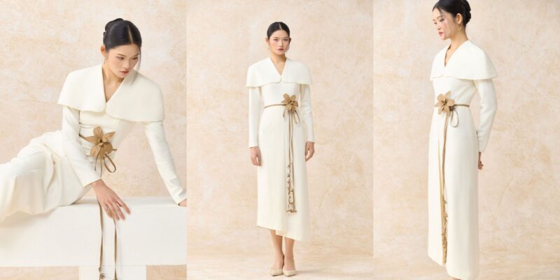 váy trắng dự tiệc