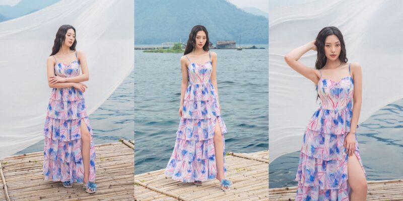 váy đi biển cho người thấp