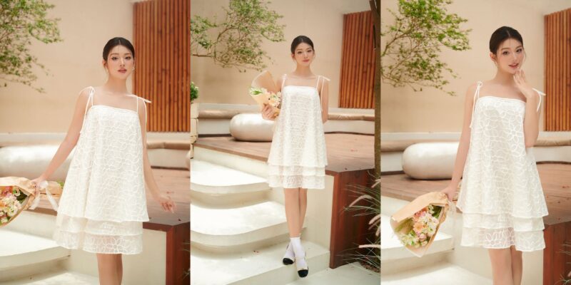 váy đi biển cho người thấp