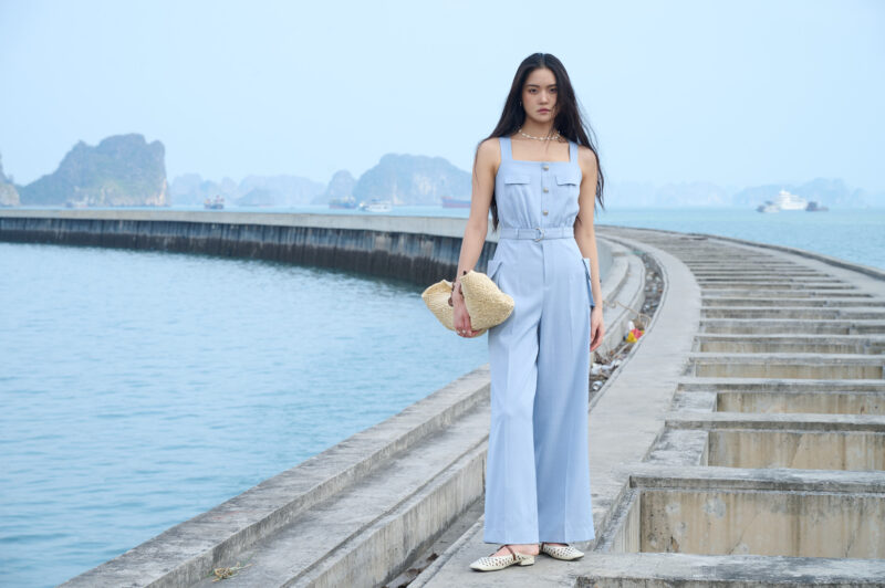 jumpsuit dài sang trọng